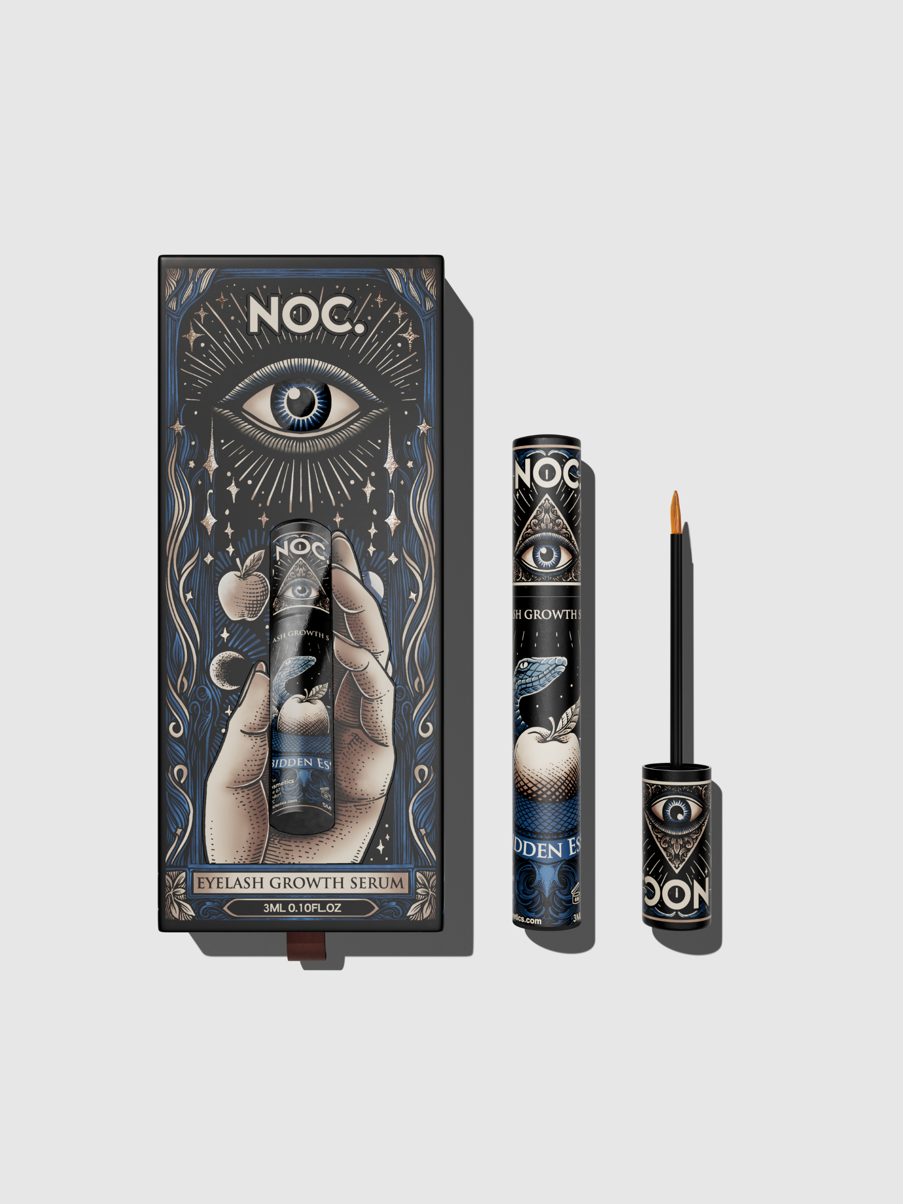 wimpernserum fuer wachstum laengere dichtere wimpern forbidden essence