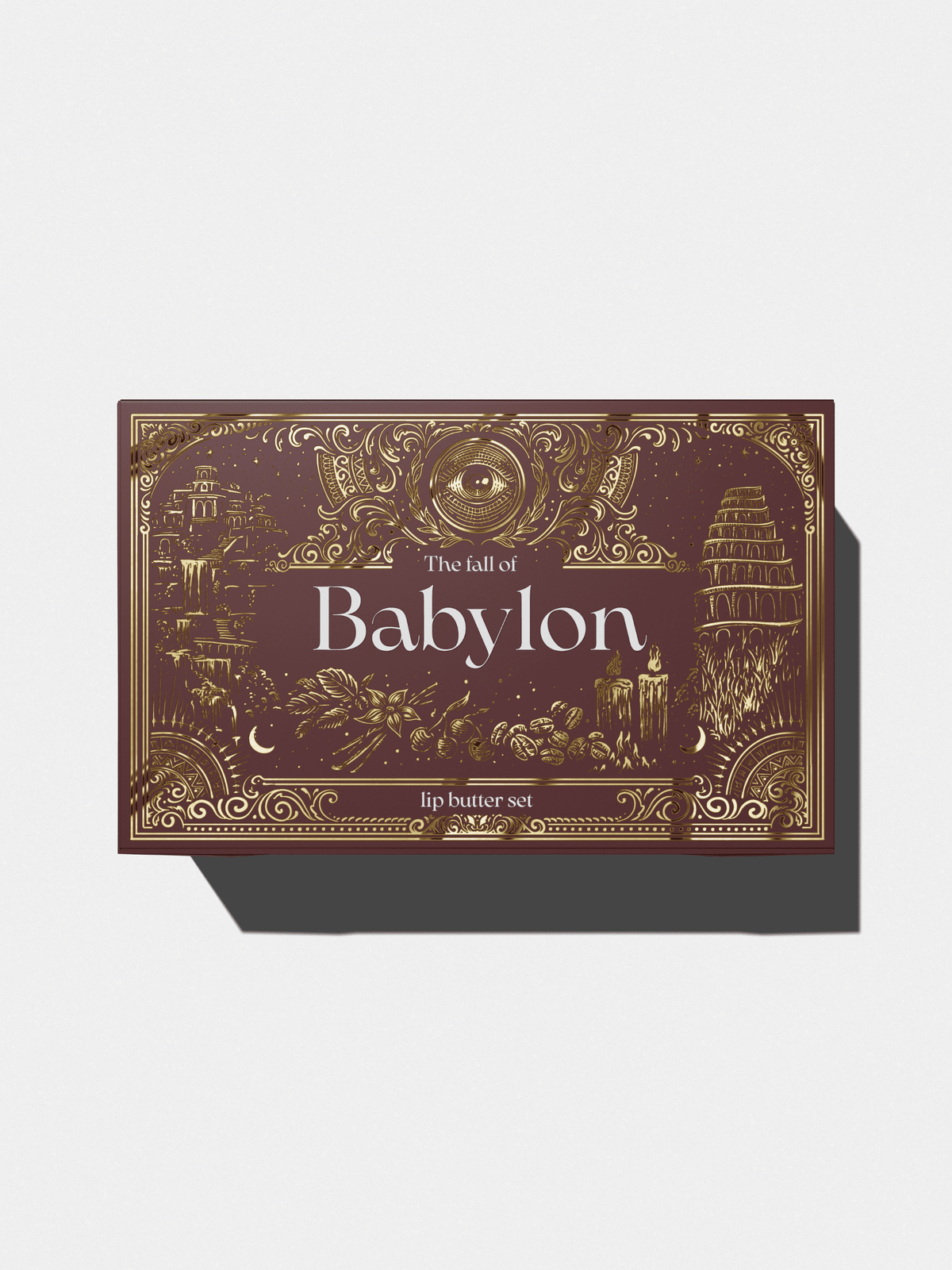 Lippenbalsam Set The Fall of Babylon von NOC. Cosmetics mit allen 4 getönten Lip Butter