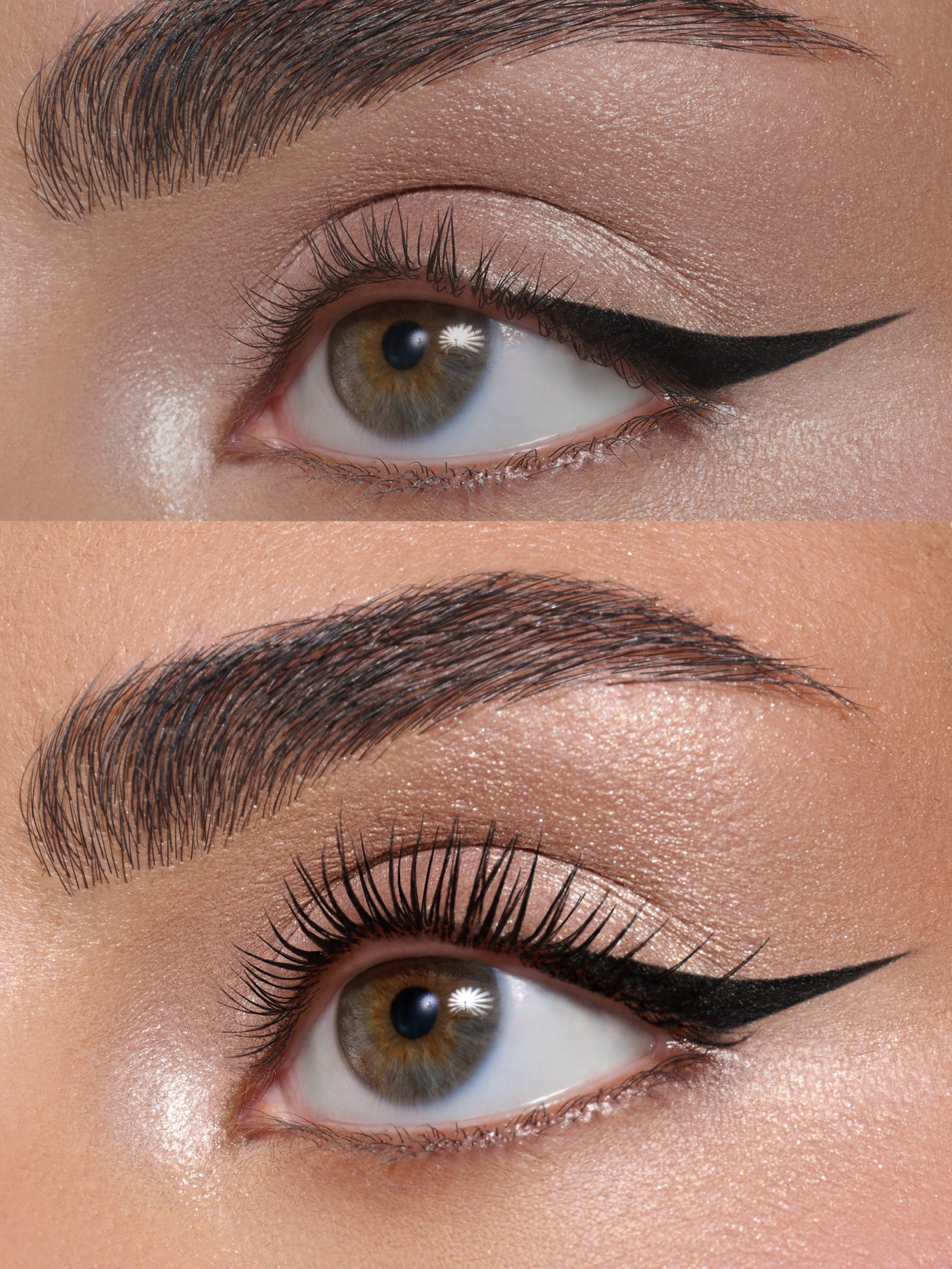 sichtbar laengere wimpern durch volumen mascara